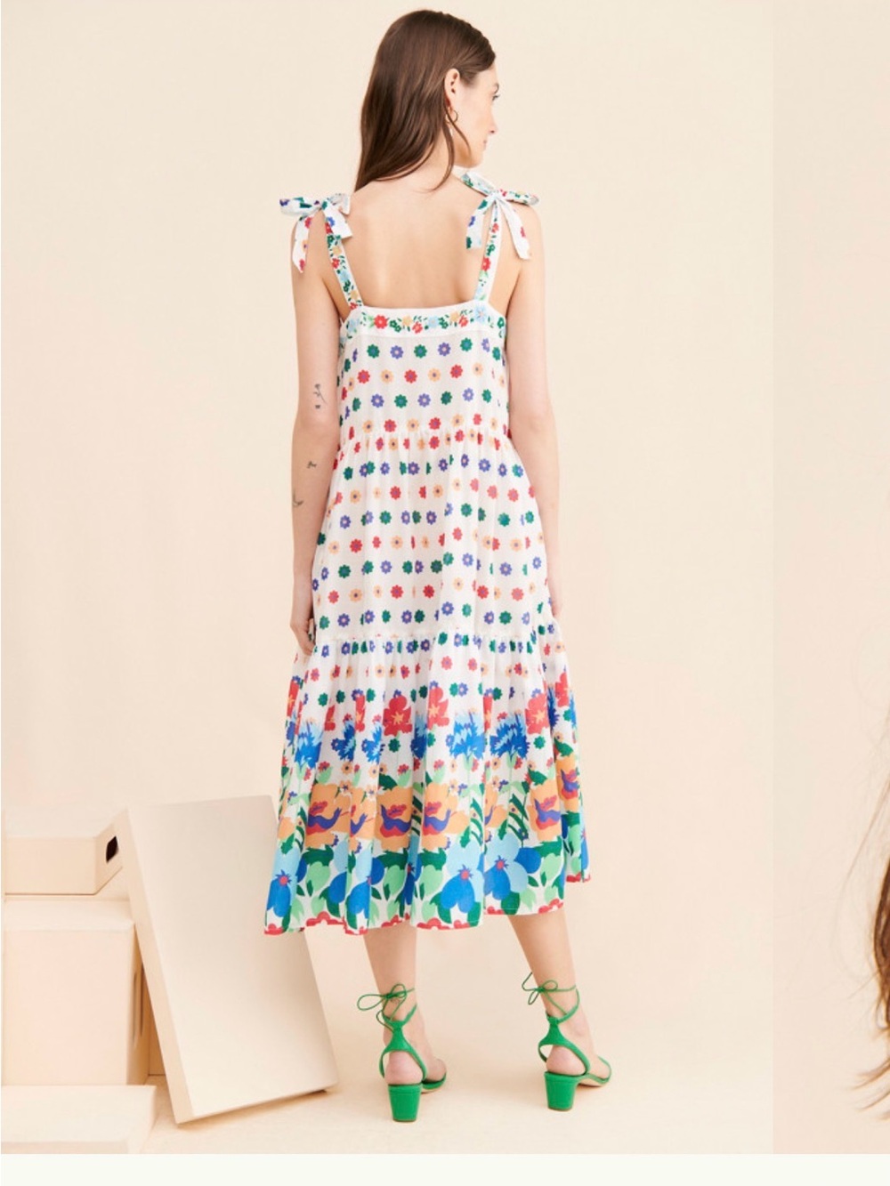 Floe Buvard Midi Dress - Picture 2 of 6